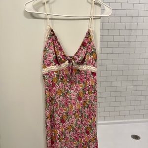 Emily Maxi Dress Pink Floral Princess Polly